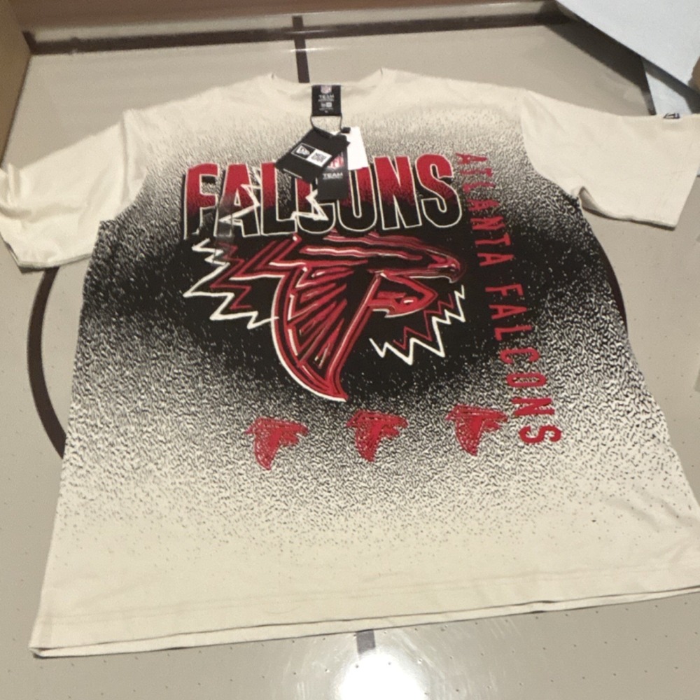 New Era Atlanta Falcons Shirt Size M White NFL Football